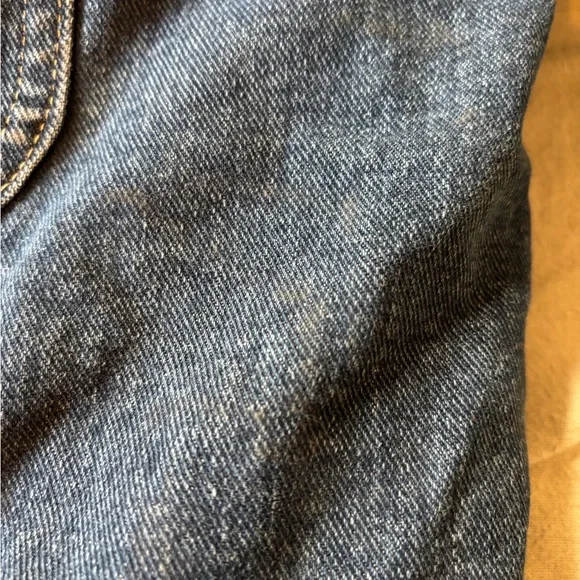 Carhartt “Southwest Look” Washed Denim Blanket-Lined Chore Coat (CB1003) - Picture 6 of 16